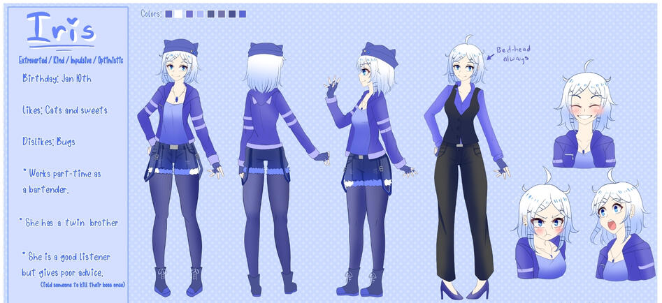 Iris Character Sheet
